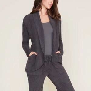 Barefoot Dreams CozyChic Lite® Circle Cardi Medium Carbon